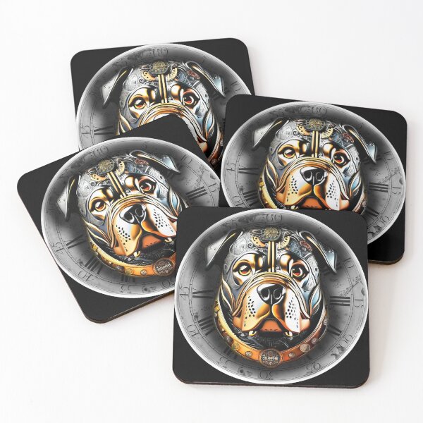 Item preview, Steampunk retro style Rottweiler designed and sold by Drone-tees.