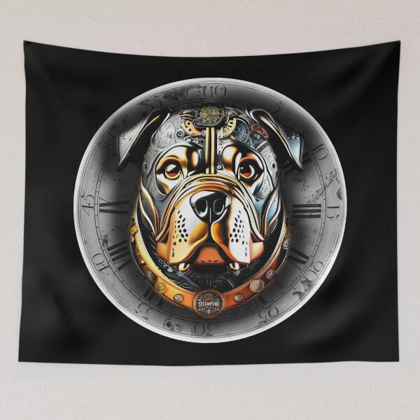 Item preview, Steampunk retro style Rottweiler designed and sold by Drone-tees.