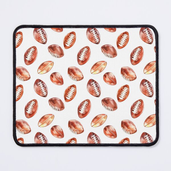 Item preview, Football Frenzy Pattern - Sporty Watercolor designed and sold by Dewdrop & Fern.
