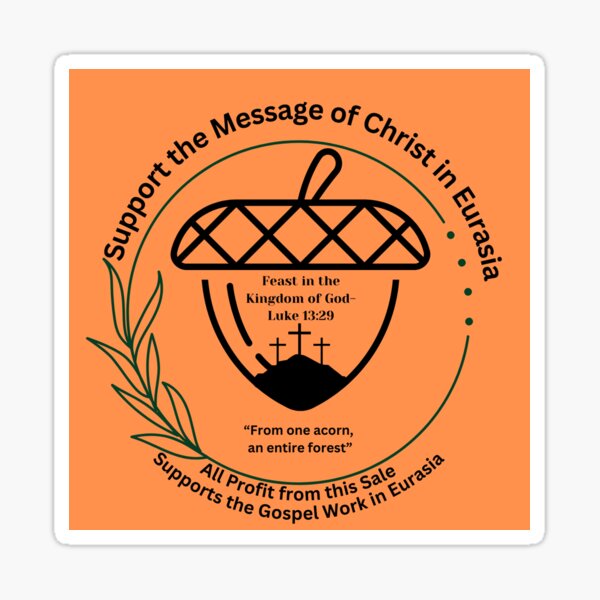 Item preview, Planting the Gospel Seed (Orange) designed and sold by GospelStickers.