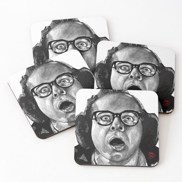 Item preview, Pencil portrait of Louis Tully from Ghostbusters 2. designed and sold by steve700.