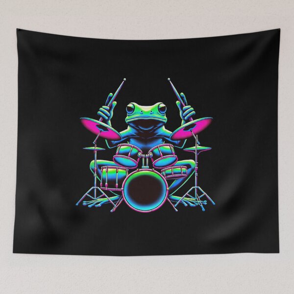 Item preview, Night Frog Drums designed and sold by ATOTI.