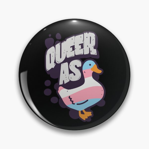 Item preview, Transgender Queer as Duck LGBT Pride Flag designed and sold by Clara Hollins.