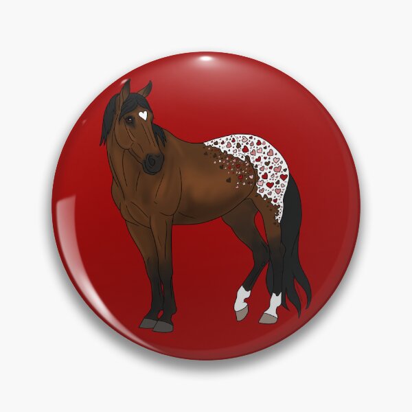 Item preview, Appaloosa Valentine Hearts Horse designed and sold by DappledMoon.