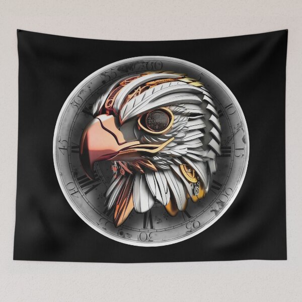 Item preview, Steampunk retro style Falcon designed and sold by Drone-tees.