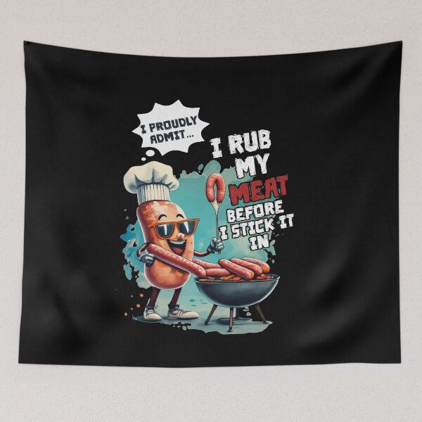 Item preview, I Proud Admit I Rub My Meat Before I Stick It In Ask Me designed and sold by Dressed For  Duty.