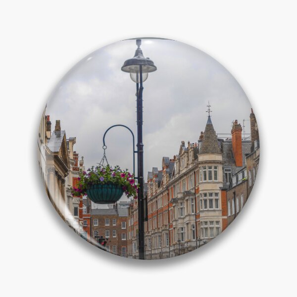 Item preview, UK. England. London. Street. Lamppost with the Basket of Flowers. designed and sold by vadim19.