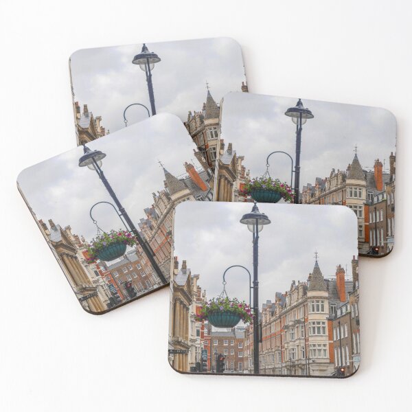 Item preview, UK. England. London. Street. Lamppost with the Basket of Flowers. designed and sold by vadim19.