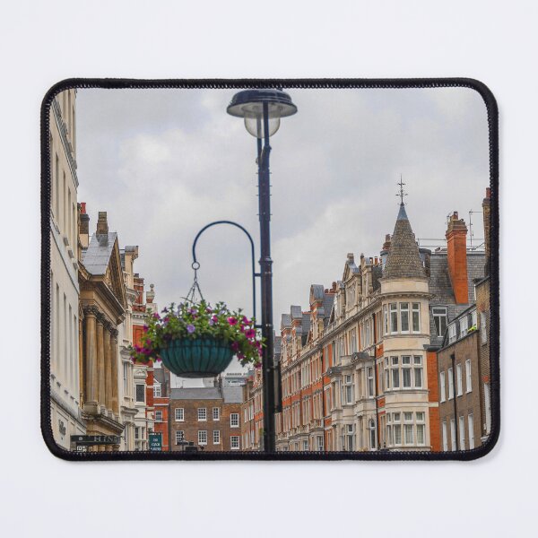 Item preview, UK. England. London. Street. Lamppost with the Basket of Flowers. designed and sold by vadim19.