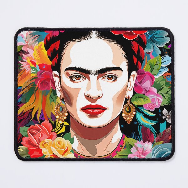 Item preview, Vibrant Frida Kahlo Digital Portrait designed and sold by djovan.