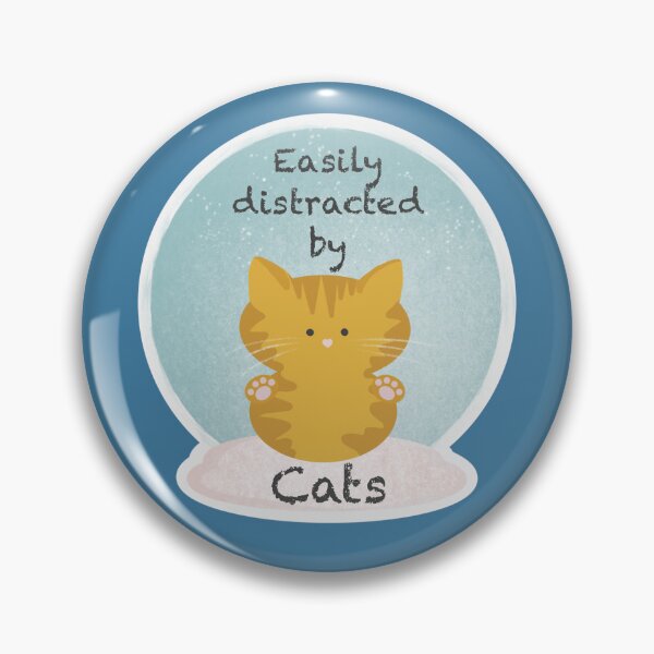 Item preview, Easily distracted designed and sold by PasdeChatDesign.