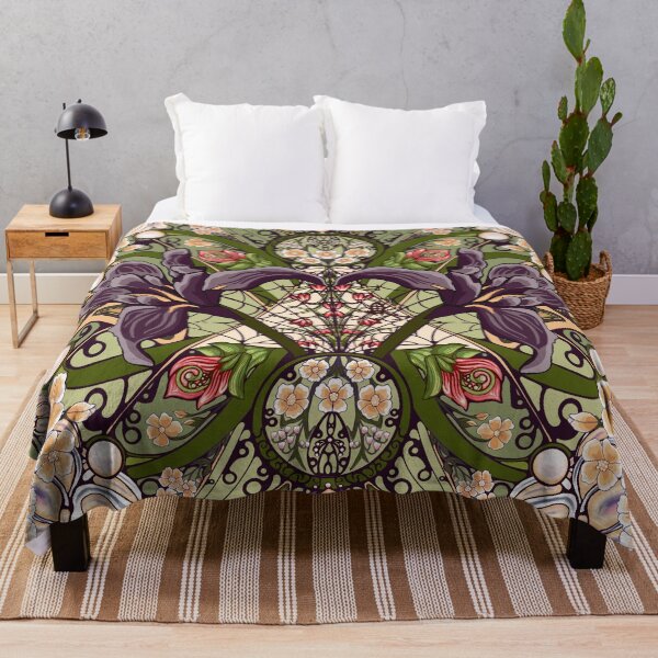 Item preview, Art Nouveau Iris designed and sold by awanderingsoul.