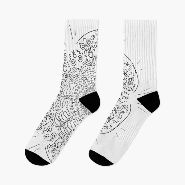 Item preview, Mandala black-white pattern designed and sold by Vantu Design.