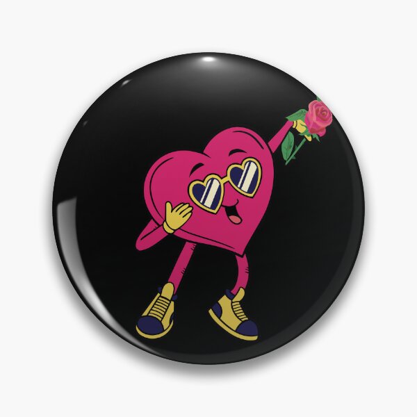 Item preview,  VALENTINE'S DAY - FUNNY-DANCER HEART - PINK ROSE GIFT designed and sold by Gihan-Design.