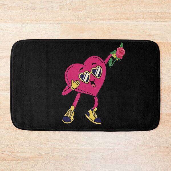 Item preview,  VALENTINE'S DAY - FUNNY-DANCER HEART - PINK ROSE GIFT designed and sold by Gihan-Design.