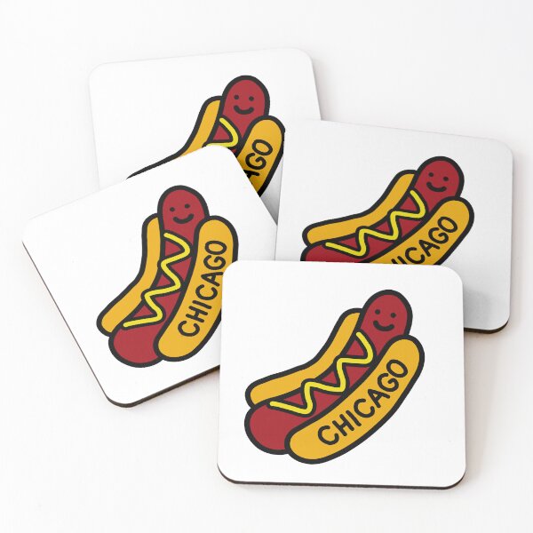 Artikelvorschau, Zeigen Sie Ihre Liebe für den Chicago Hot Dog! entworfen und verkauft von MalmoDesigns.