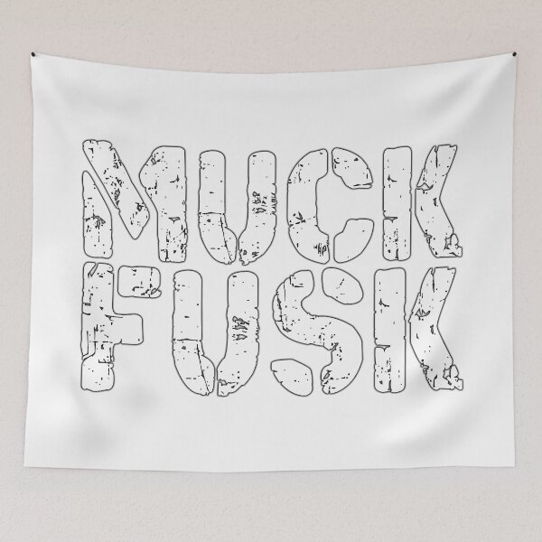 Item preview, muck fusk no elon anti elon, no elon musk, no musk, Anti-Elon Musk Bumper D ecal For elon musk haters! white designed and sold by ramwebroom.