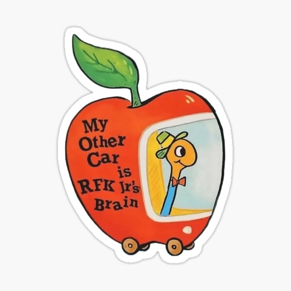 Vista previa del artículo con la obra «Mi otro coche es el cerebro de RFK Jr.», diseñado y vendido por culturesh0ck.