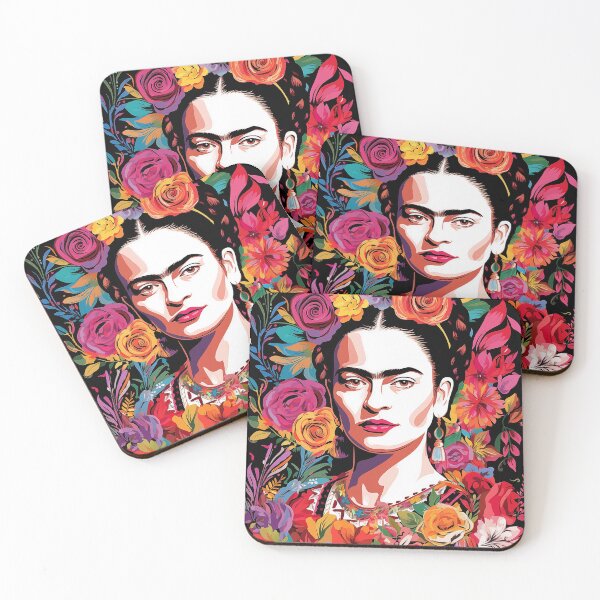 Item preview, Surreal Blossoms: Frida Kahlo Reimagined in Digital Splendor designed and sold by djovan.