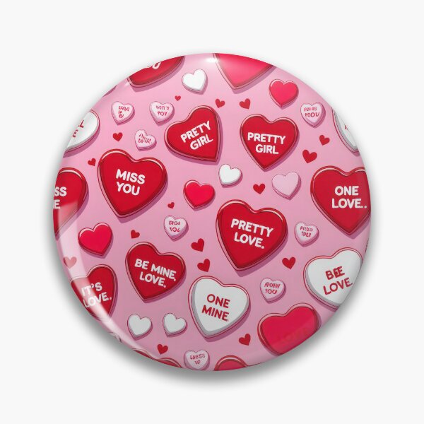 Item preview, valentines art pattern Red and white hearts on a pink background Design ,valentine hearts ,Valentines Day Pattern,valentines wallpaper designed and sold by Expressions-Sel.