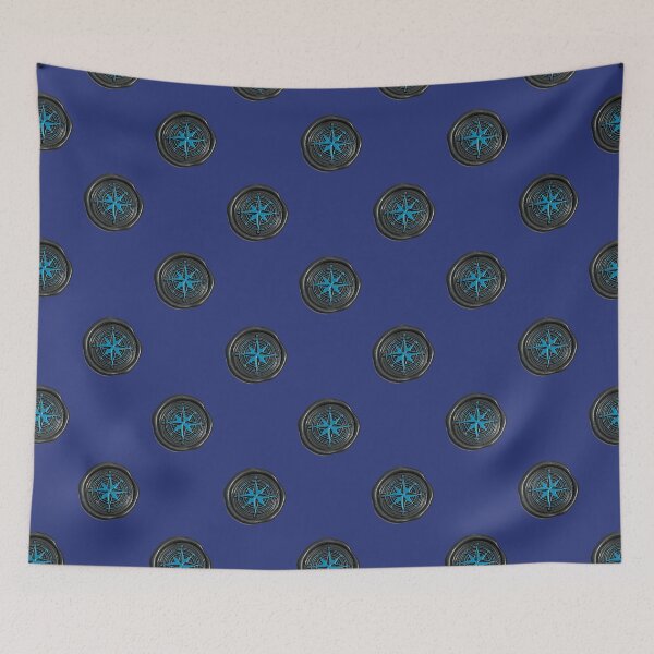 Item preview, Wax Seal - Compass, black/blue designed and sold by Elinda96.