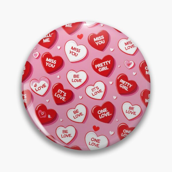 Item preview, valentines art pattern Red and white hearts on a pink background Design ,valentine hearts ,Valentines Day Pattern,valentines wallpaper designed and sold by Expressions-Sel.