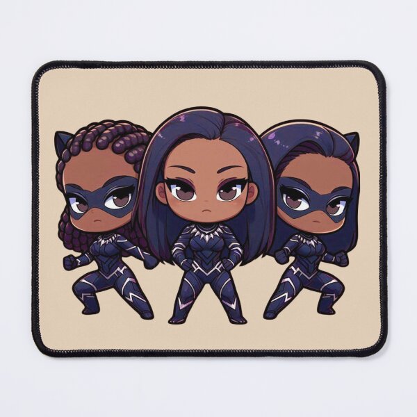 Item preview, Female Black Panther Chibi designed and sold by Myra365Art.