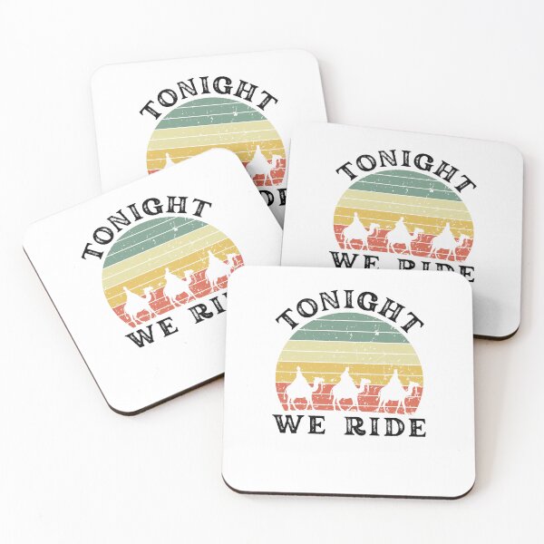Item preview, Tonight we ride Epiphany Three Wise Men retro joke designed and sold by snowry.