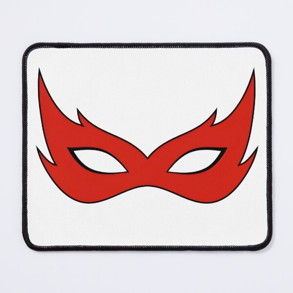 Item preview, Dynamic Red Mask - Speed-Inspired Design designed and sold by MarVan-Prints.