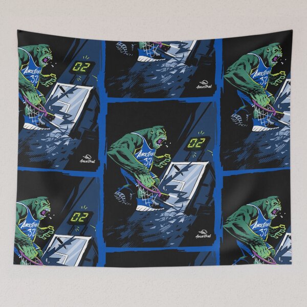 Item preview, Shaq smashes basketball backboards like a superpowered beast designed and sold by Ancestral-Shop.