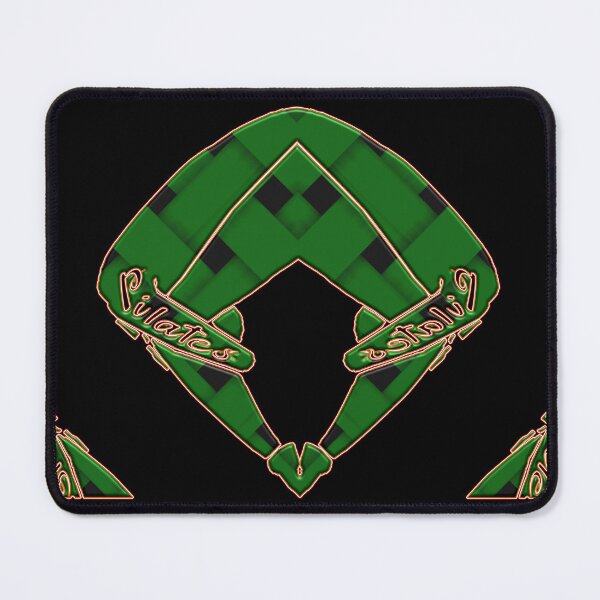 Item preview, PILATES ABSTRACT GEOMETRIC FIGURE WEAVING GREEN designed and sold by Ralek.
