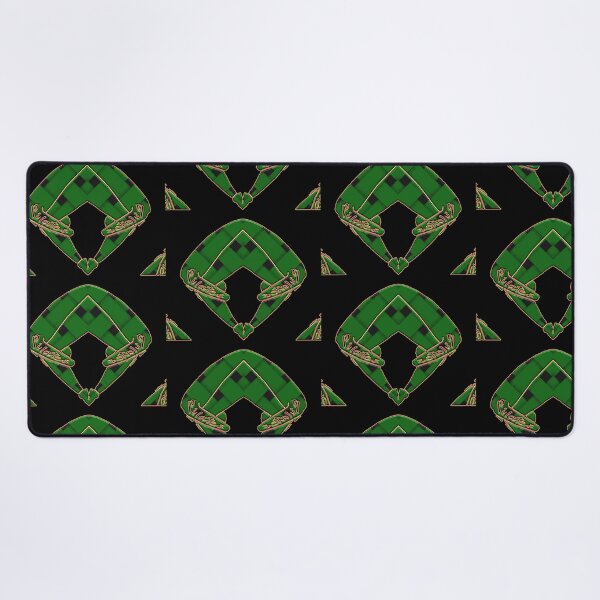 Item preview, PILATES ABSTRACT GEOMETRIC FIGURE WEAVING GREEN designed and sold by Ralek.
