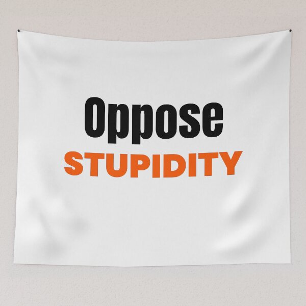 Item preview, Oppose Stupidity 3 designed and sold by KATKattalestv.