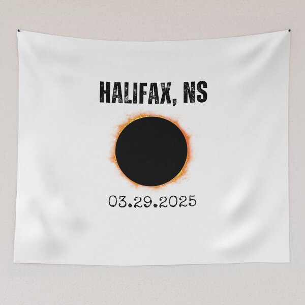 Aperçu de l'œuvre Halifax, NS Éclipse solaire 2025 29/03/25 amateurs d'astronomie créée et vendue par snowry.