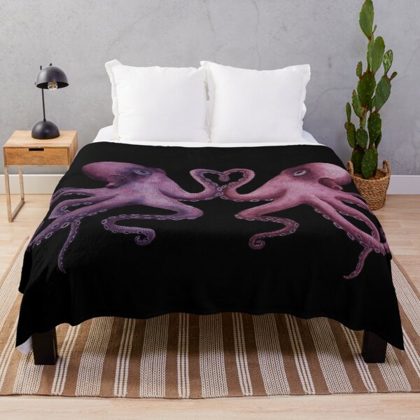 Item preview, Octopuses in love Valentine's day designed and sold by InkofNocturna.