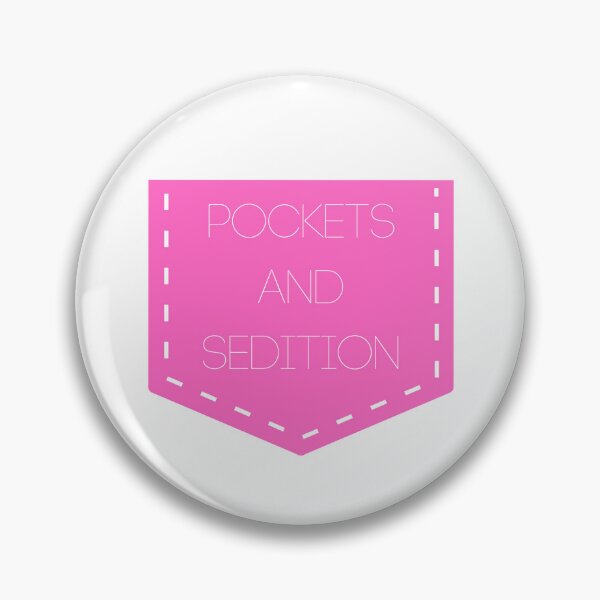 Item preview, Copy of pockets and sedition, pink designed and sold by kbtcrafts.