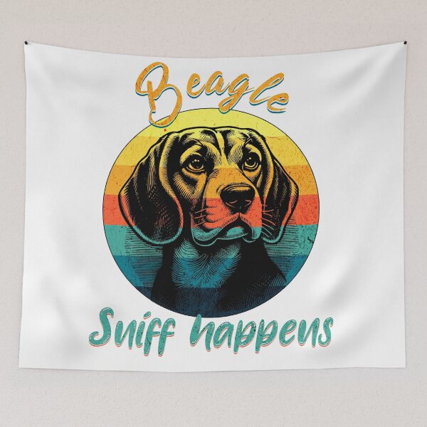 Item preview, Beagle, Sniff happens designed and sold by MTeesGA.