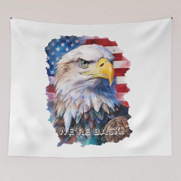 Item preview, American Eagle We're Back! designed and sold by MystAvalon.