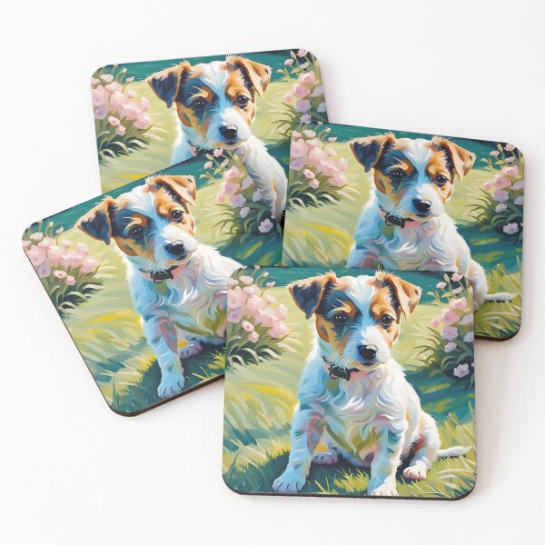 Item preview, Jack Russell Terrier Puppy Poster designed and sold by Bow Wow Pop Art.