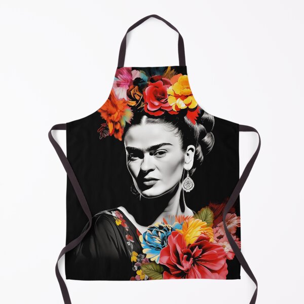 Item preview, Frida’s Midnight Bloom: Shadows and Petals in Digital Contrast designed and sold by djovan.