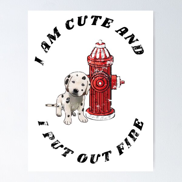 Item preview, I'm cute and I'm a fireman designed and sold by TaraPen.