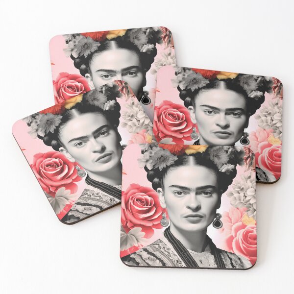 Item preview, Frida’s Rosso Passione: Digital Blossoms in a Scarlet Storm designed and sold by djovan.