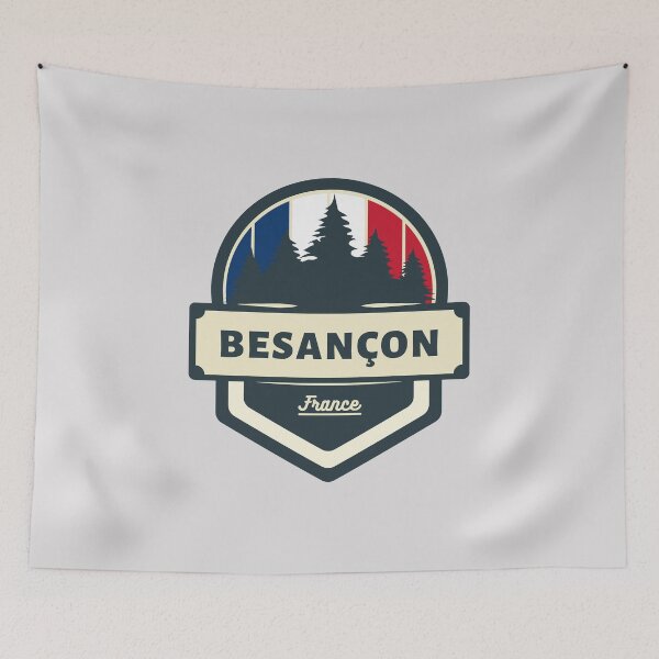 Item preview, Besançon France Retro Vintage Badge designed and sold by World Designs.