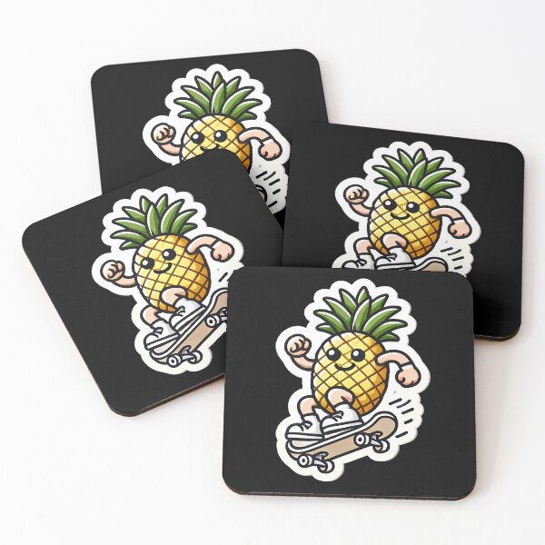 Item preview, Rollerskating Pineapple designed and sold by PinUpPizzazz.