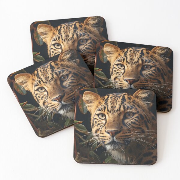 Item preview, Leopard in the Jungle - AI Generated Image designed and sold by thelustrous.