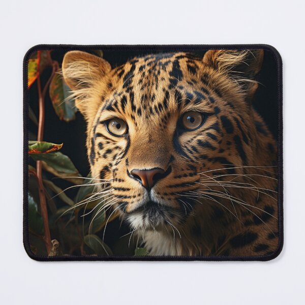 Item preview, Leopard in the Jungle - AI Generated Image designed and sold by thelustrous.