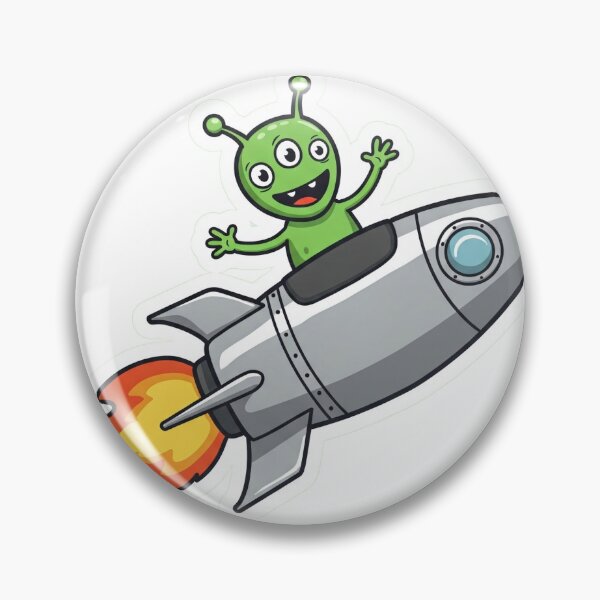 Item preview, Alien fly with rocket.  designed and sold by ThirtyNumber.
