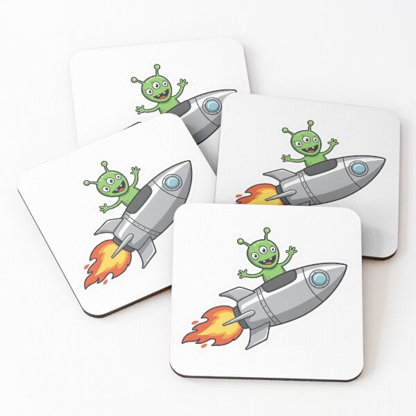 Item preview, Alien fly with rocket.  designed and sold by ThirtyNumber.