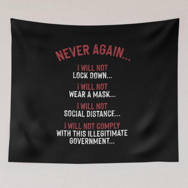 Item preview, Never Again I Will Not Comply Can't Believe This Government designed and sold by Dressed For  Duty.