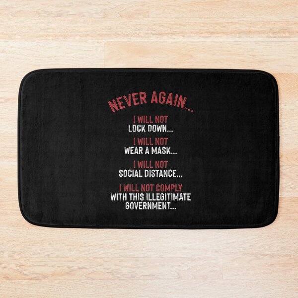 Item preview, Never Again I Will Not Comply Can't Believe This Government designed and sold by Dressed For  Duty.